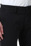 Peter England Men's Skinny Fit Mid Rise Premium Casual Trouser Chinos