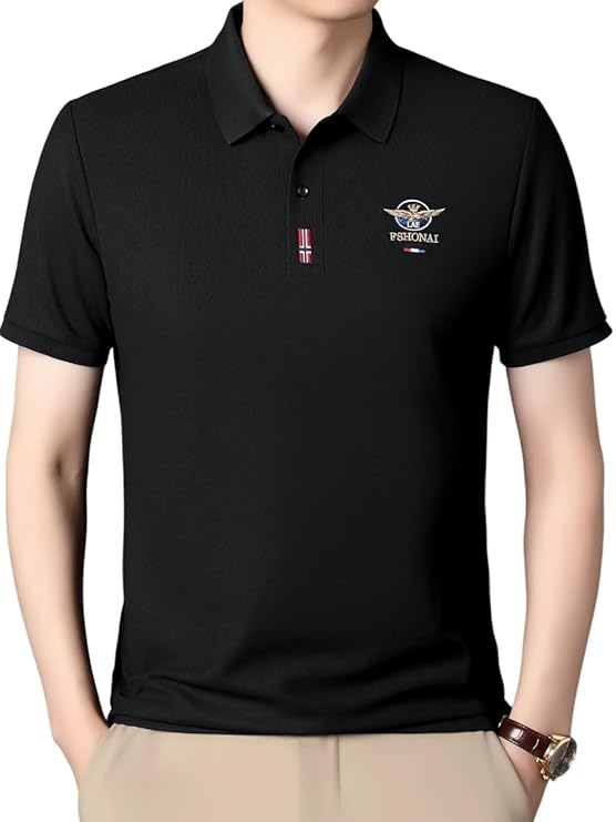 GLASGO Men's Premium T-Shirt | Stylish Polo Tee for Men | Casual & Comfortable Fit | Trendy Men's TEE-Shirt | Polo
