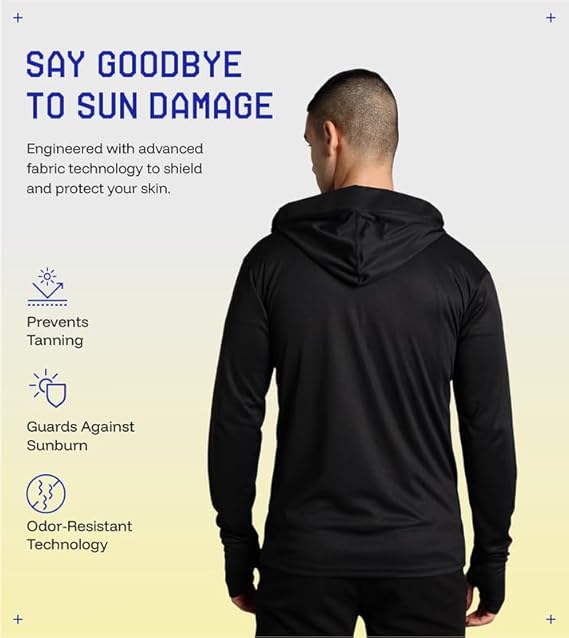 BLUE TYGA Sunscreen Jacket 2.0 - Advanced Protection from Sun & Pollution - UPF 50+ Protection