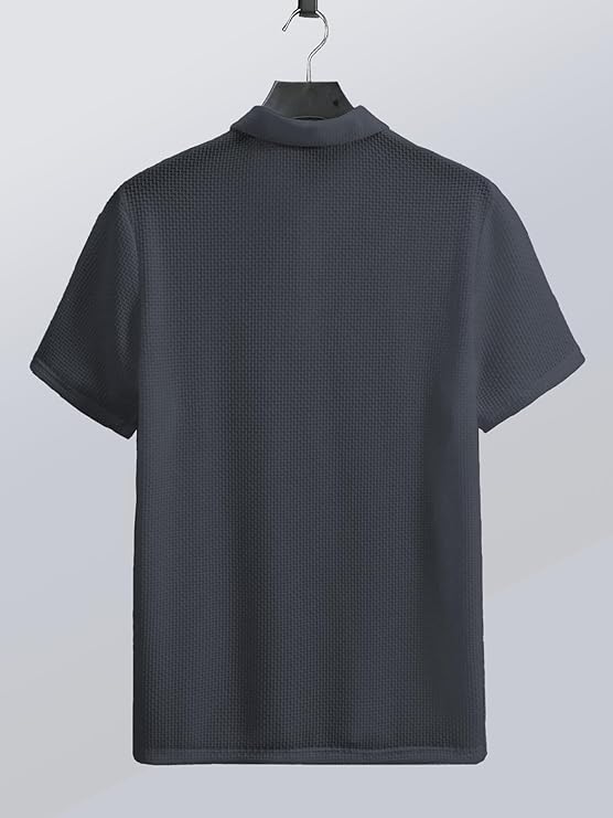 TAGDO® Mens Collar T Shirt for Man | Trendy Casual Polo Tshirt