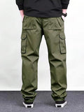Lymio Cargo for Men || Cotton Cargo Pant || Drawstring Waist Pant (Also Available in Plus Sizes) (46-49)