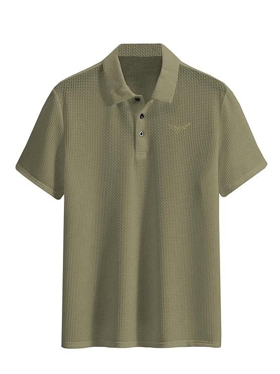 TAGDO® Mens Collar T Shirt for Man | Trendy Casual Polo Tshirt