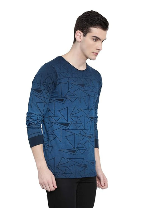 ADRO Men's 100% Cotton Regular Fit T-Shirt