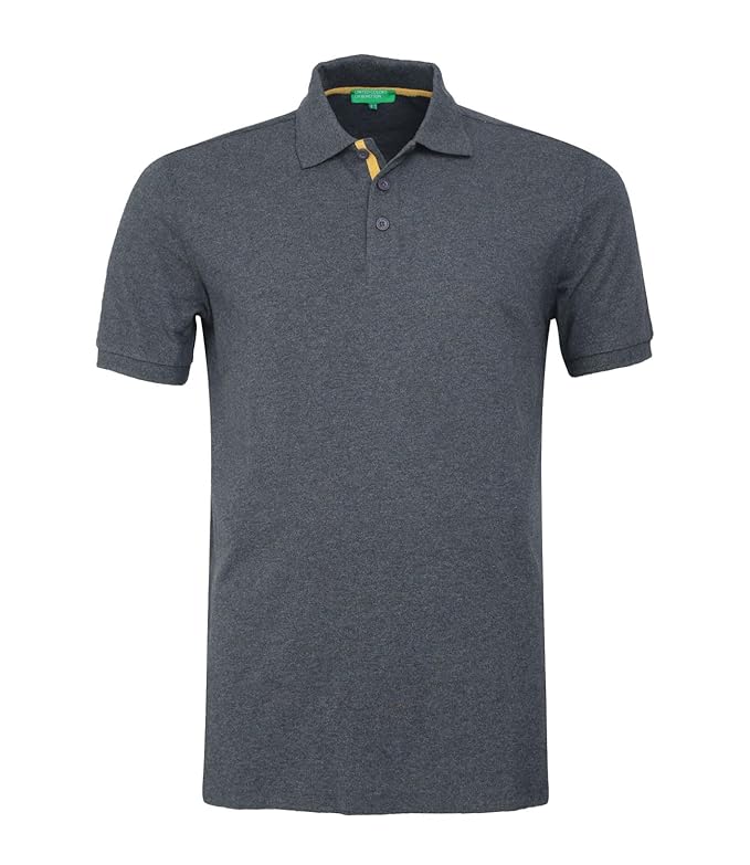 United Colors of Benetton Shirt for Men | Tees for Man | Half Sleeves Plain Stylish Regular Fit Polo | Collar Tshirt | T-Shirt | Stylish Mens Tshirt
