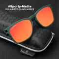 Eyewearlabs OKNO | Polarized Full Rim Square Branded Stylish Sunglasses For Men
