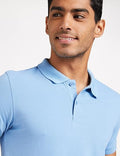 Amazon Brand - Symbol Men's Cotton Rich Solid Polo Tshirt | Collar Tshirts | Half Sleeves | Plain-Regular Fit (Available in Plus Sizes and Combo Pack of 2)